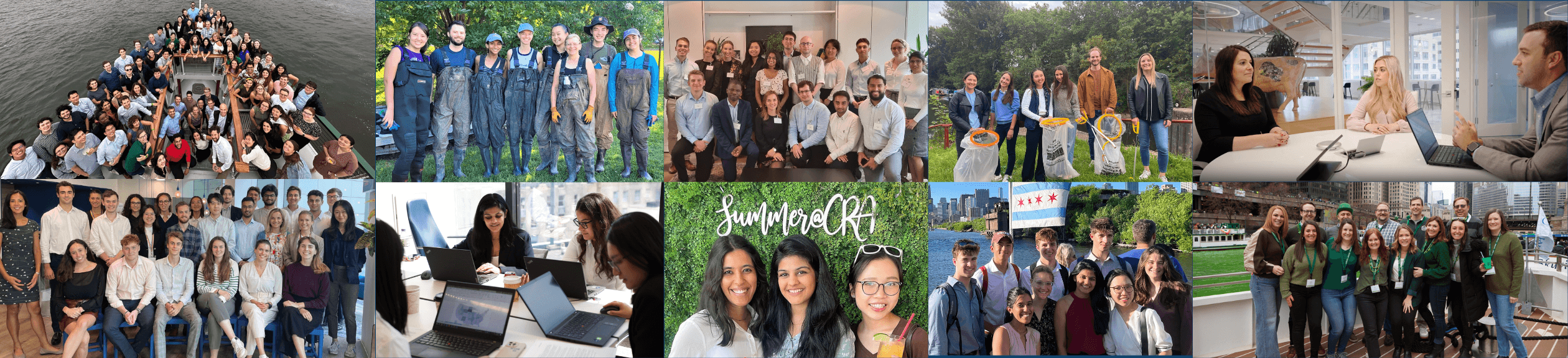 composite image of employees